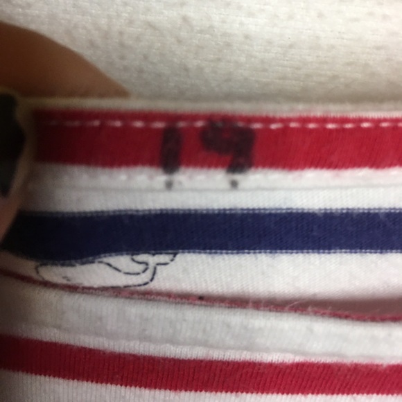 Vineyard Vines Size Small Striped Patriotic Shirt - Picture 3 of 5